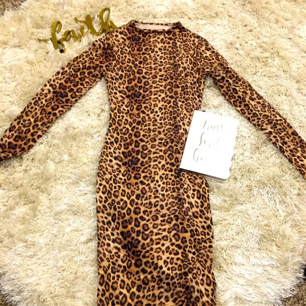 Leopard print dress